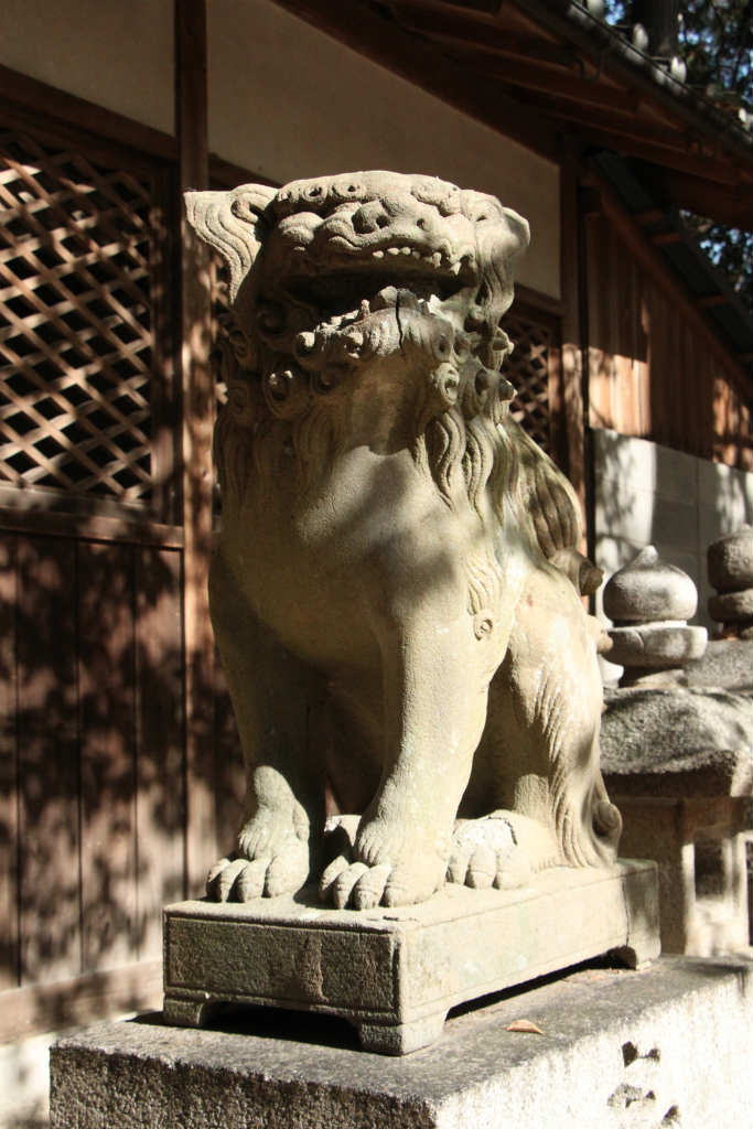 佐吉狛犬　御霊神社