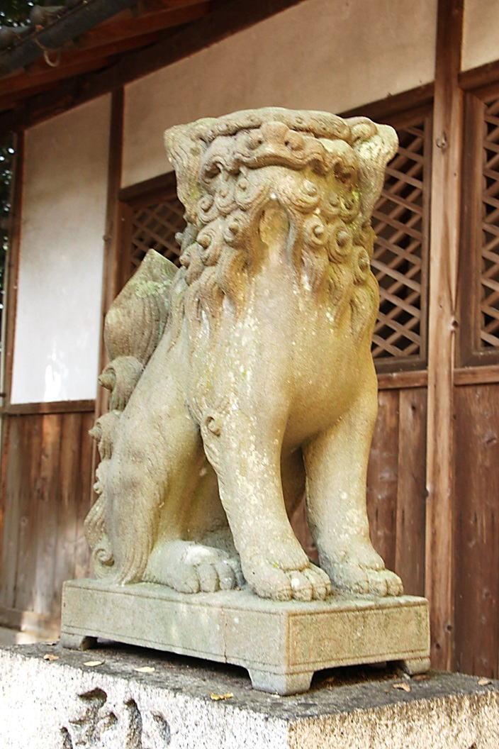 佐吉狛犬　御霊神社