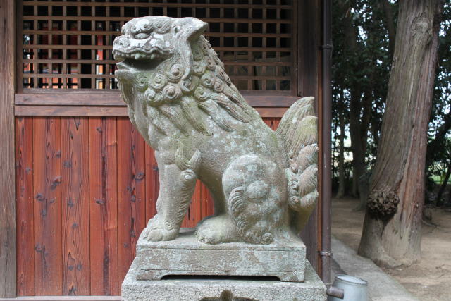 佐吉風狛犬　八阪神社・奈良・田原本西代