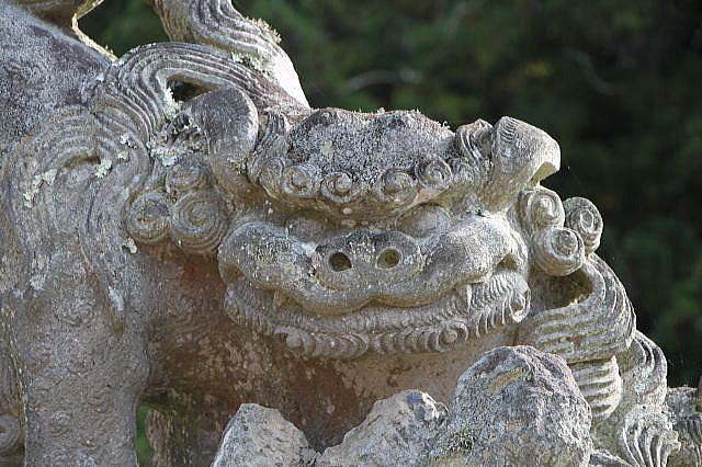 石工・小林和平　飛翔獅子　福島・古殿八幡神社